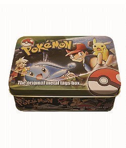 Metal tags box Pokemon (+5 φακελάκια)  